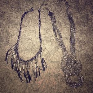 Silver fashion necklaces